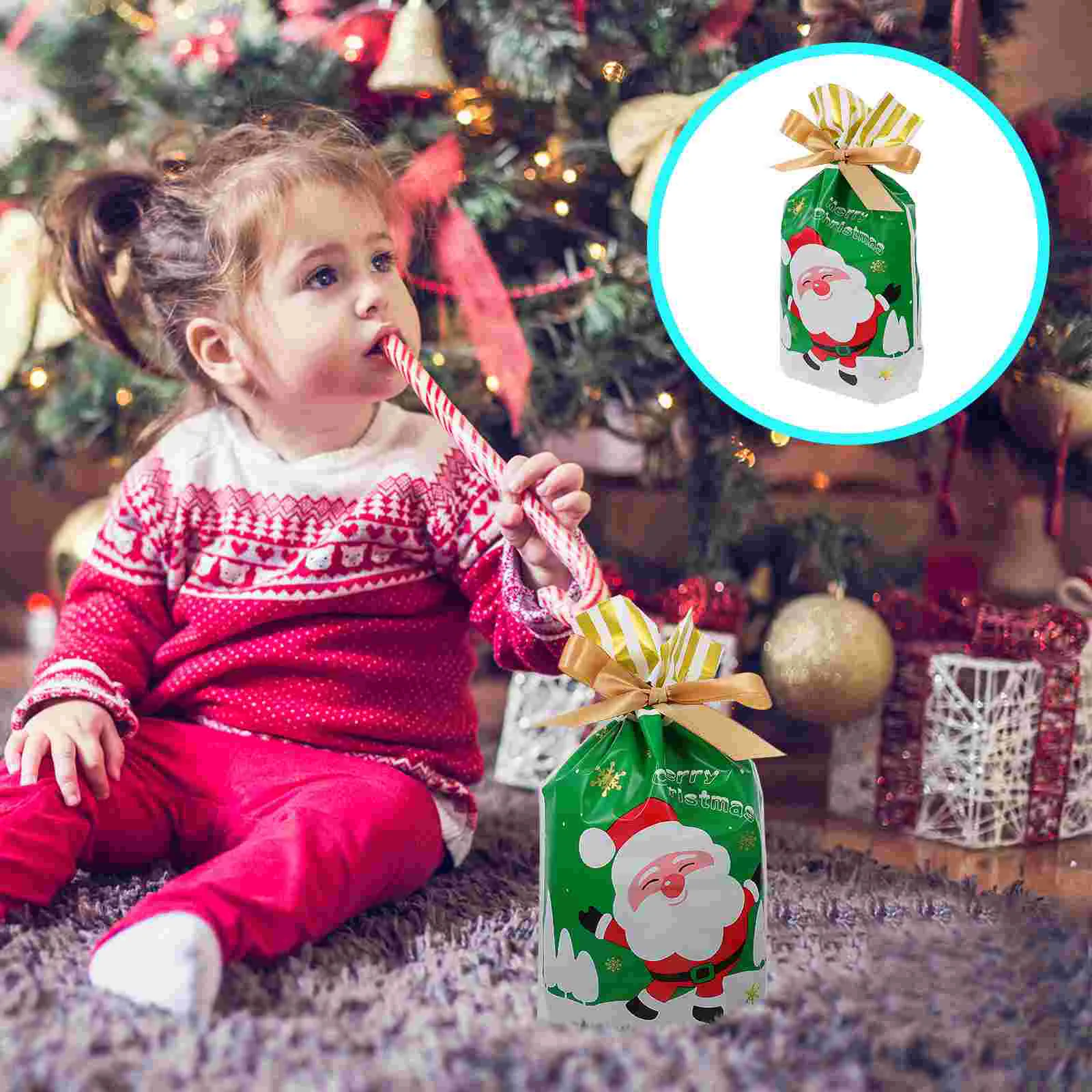 

50 шт., портативные пакеты для печенья