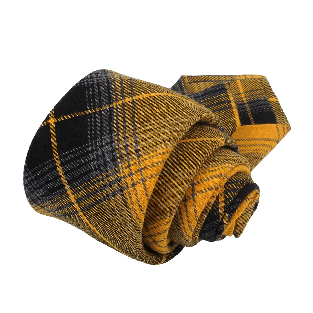 Новые хлопковые галстуки для мужчин и женщин повседневные Костюмы в клетку