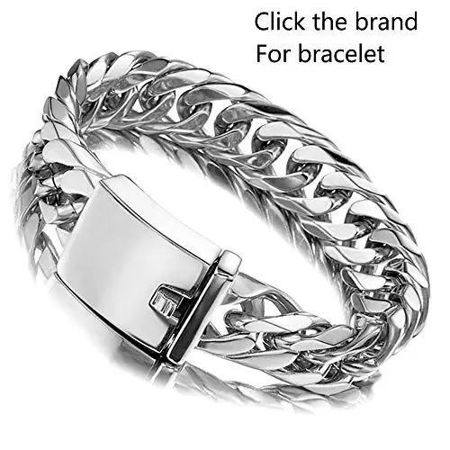 

16mm Wide High Polished Silver Color Stainless Steel Cuban Curb Chain Men's Bracelet Cuff Bangle 7"-11" Hip-hop Jewelry Hotsale