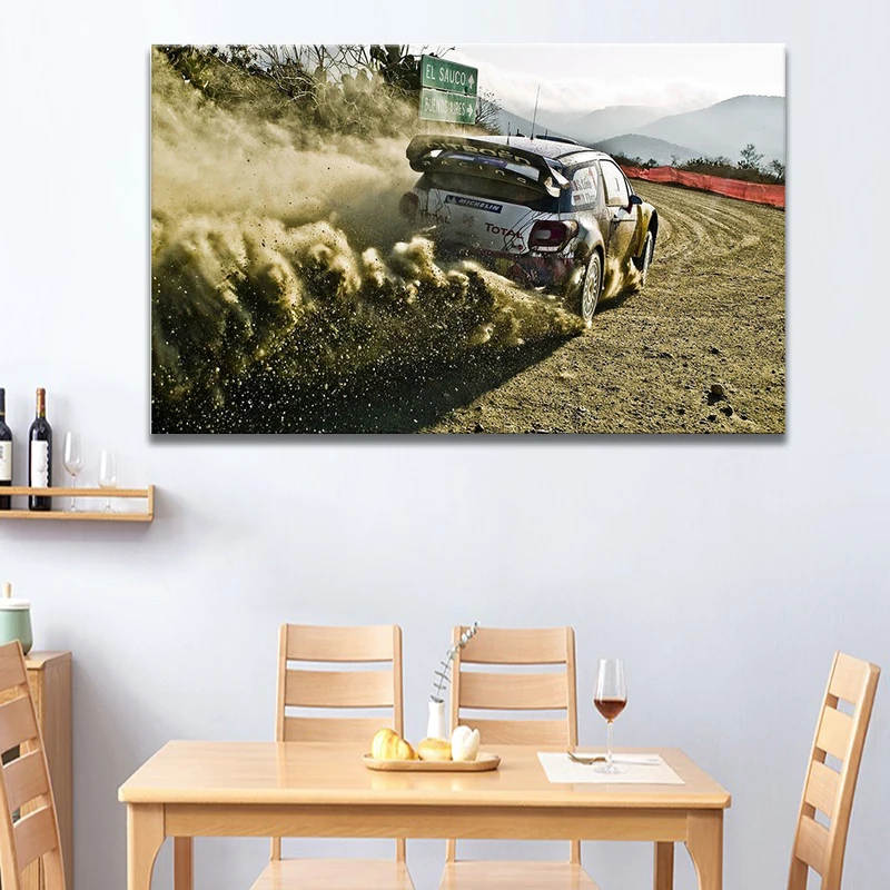 

Citroens Rally Car Racing Poster Canvas Print Painting Wall Art Picture Living Room Decoration