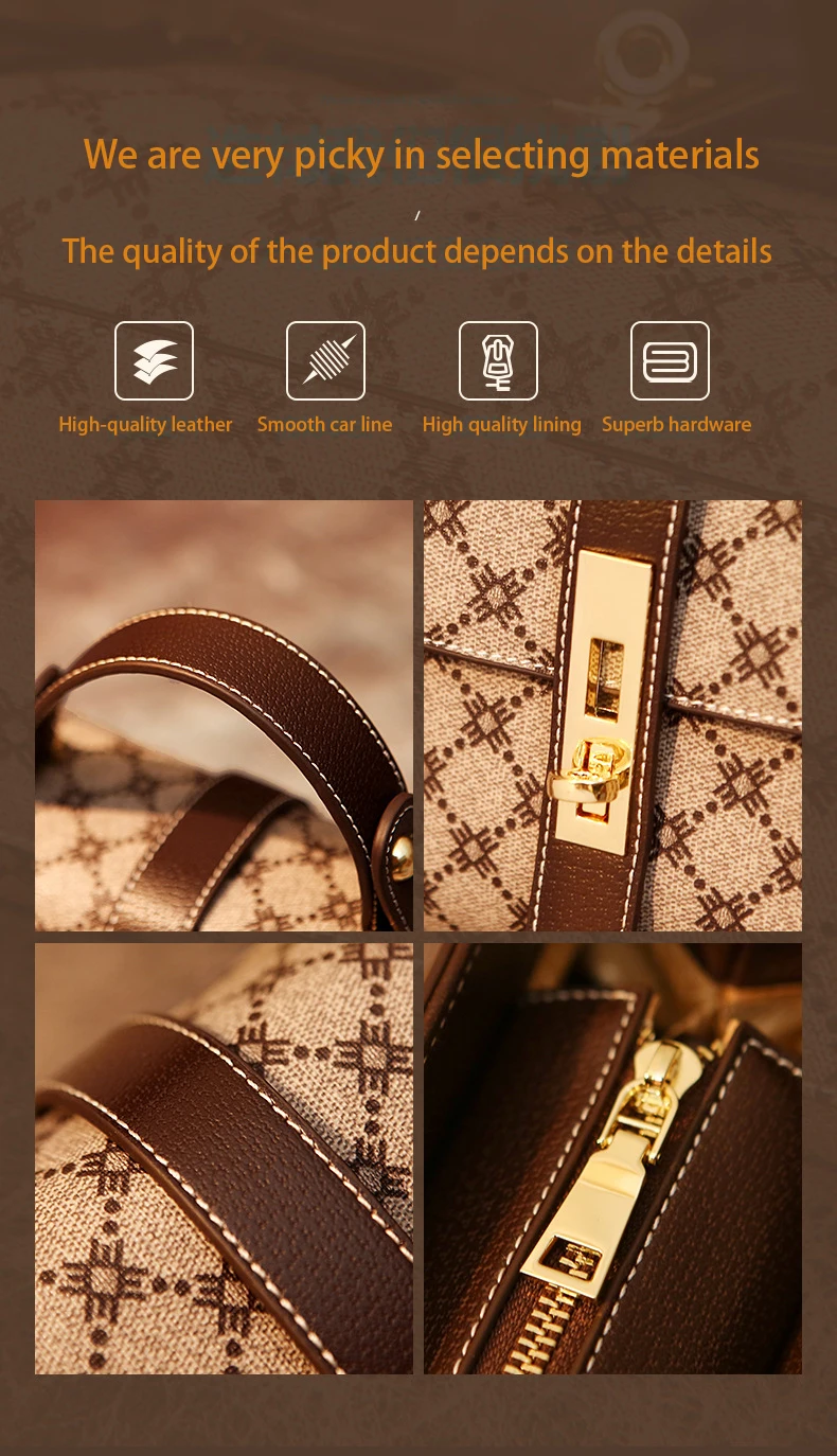 

winter retro bucket bag women fashion all-match one shoulder messenger bag small bag Western style 2021 new fashion handbags