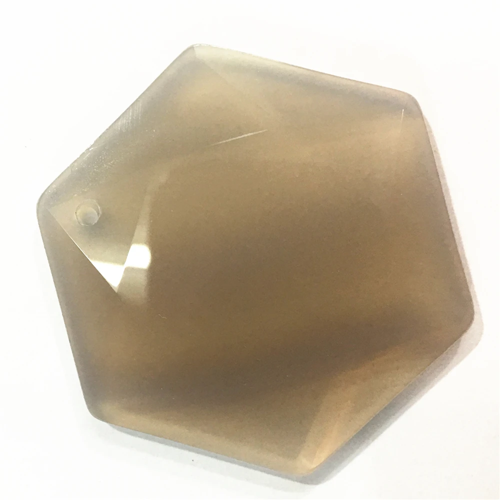 48*43 мм новые кубические шестиугольные подвески из натурального камня граненые