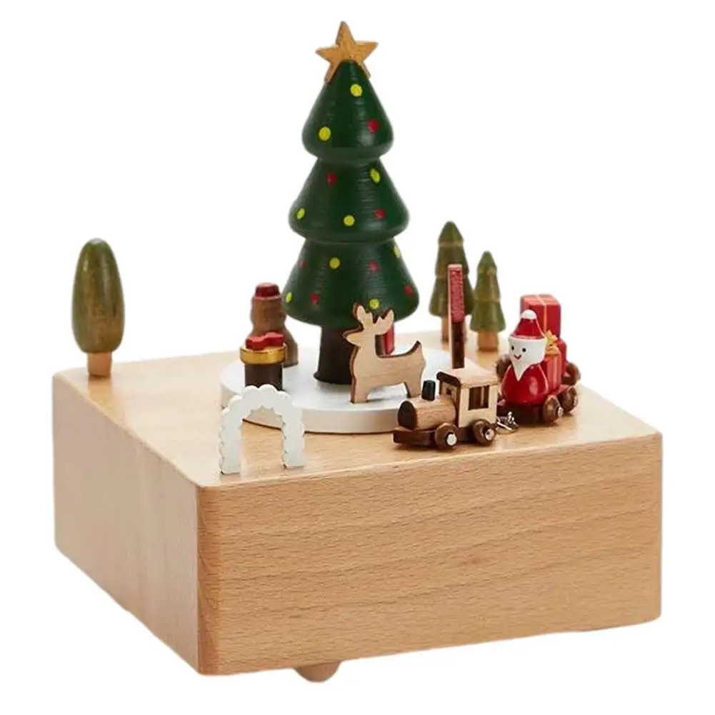 

Music Box For Girls 7 Kinds Wooden Music Box Christmas With Comfortable Touching Music Box For Boys Men Women Kids Toddler