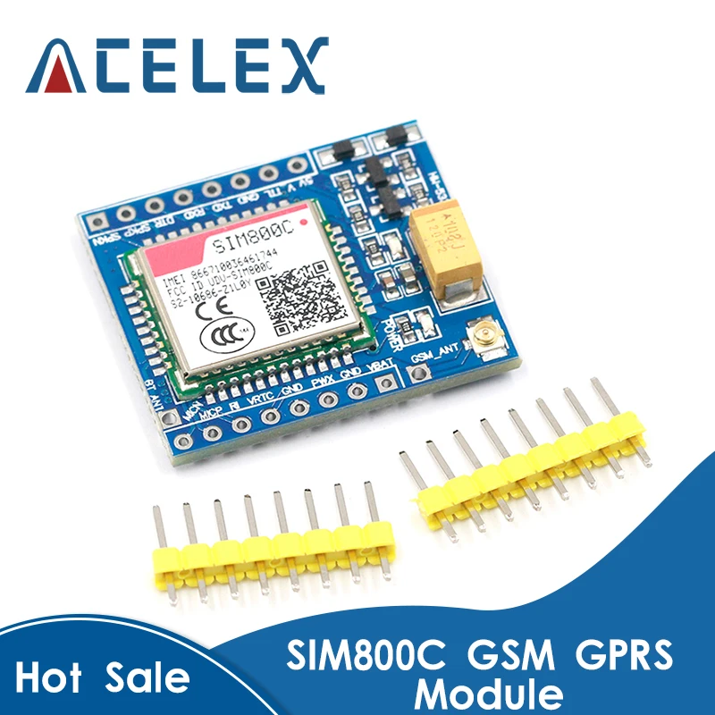 SIM800C GSM/GPRS модуль 5V/3 3 V TTL макетная плата IPEX с Bluetooth и TTS для Arduino STM32 C51 Arduino|Регуляторы