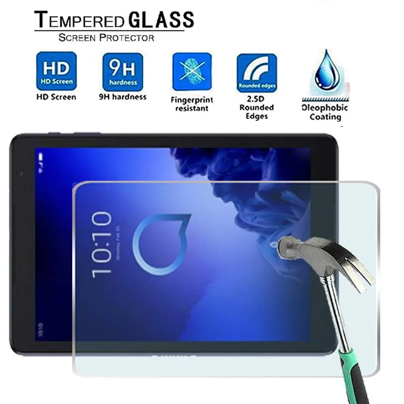 Для Alcatel 3T 10 Premium Tablet 9H Закаленное стекло Защитная пленка для экрана защитный