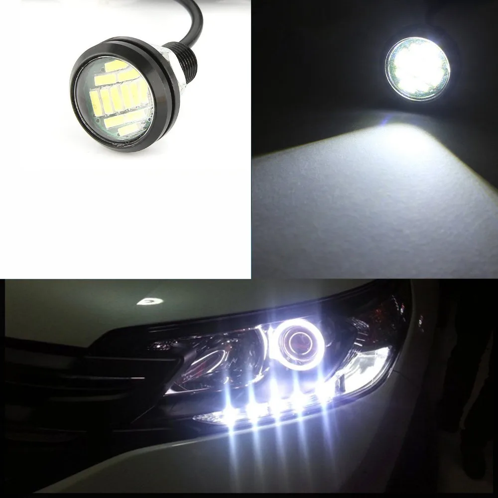 Комплект из 2 предметов белый 12V 15 Вт Орлиный глаз светодиодный DRL дневные ходовые