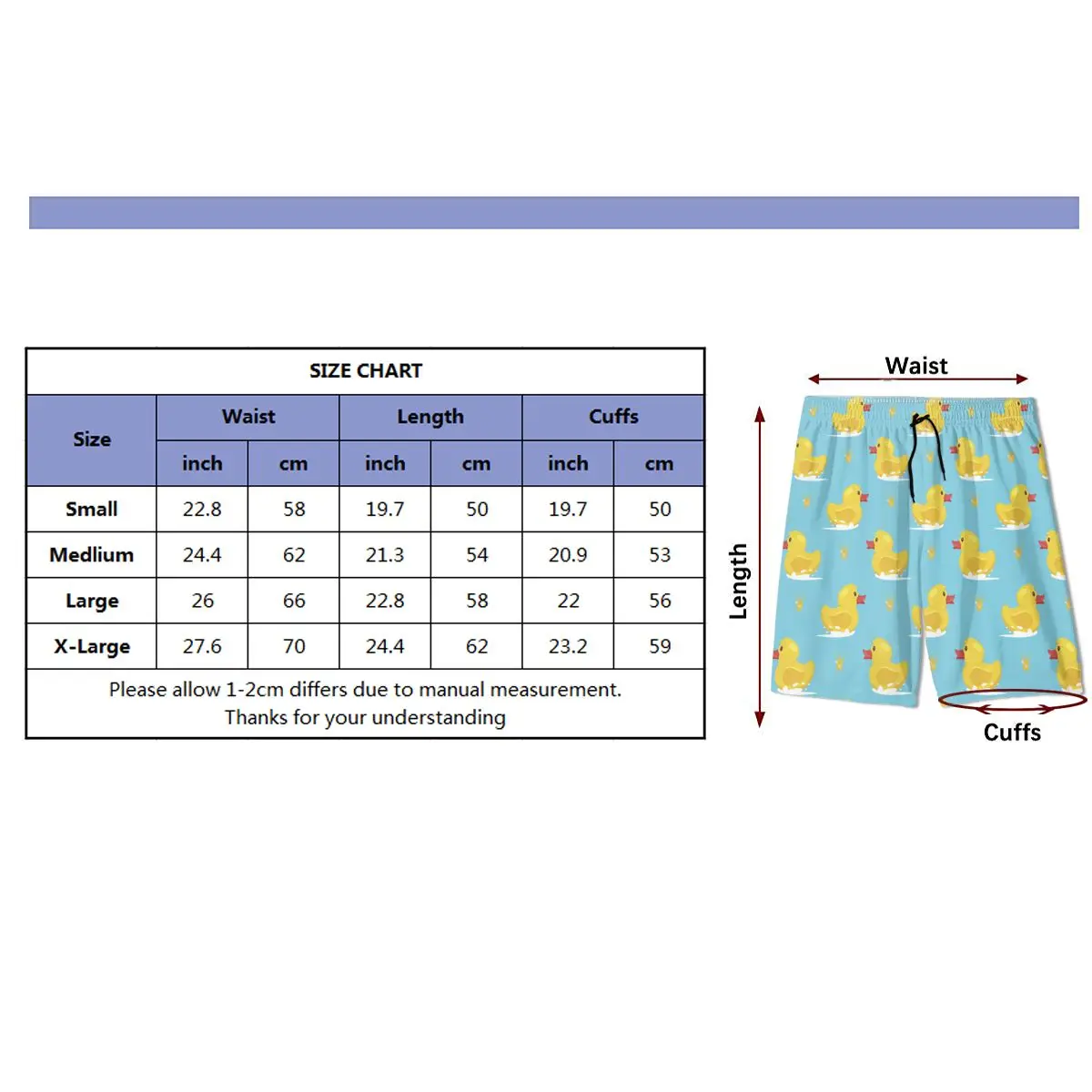

Funny 3D Web Celebrity Cartoon Yellow Duck Cartoon pants Novel classic Game cosplay Girls Boys Shorts Summer Clothes Beach swim