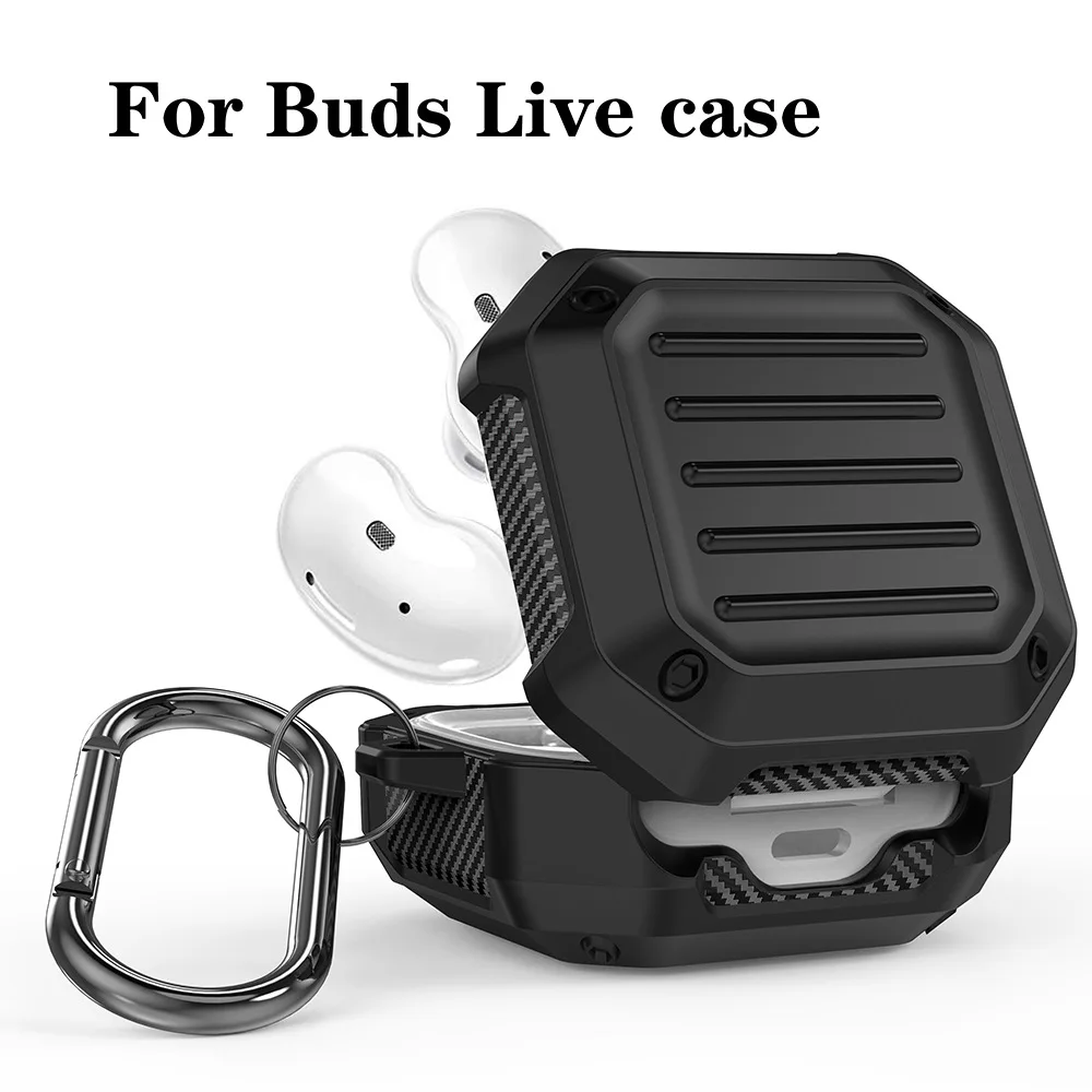 Чехол для наушников из ТПУ Samsung Galaxy Buds Live Pro ударопрочный чехол с защитой всего