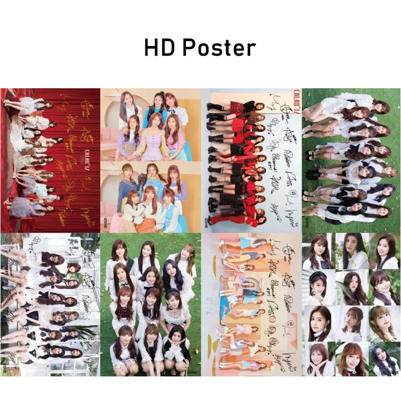 Модный набор фотоальбомов KPOP IZONE Полароид фото один постер сборные подарки для