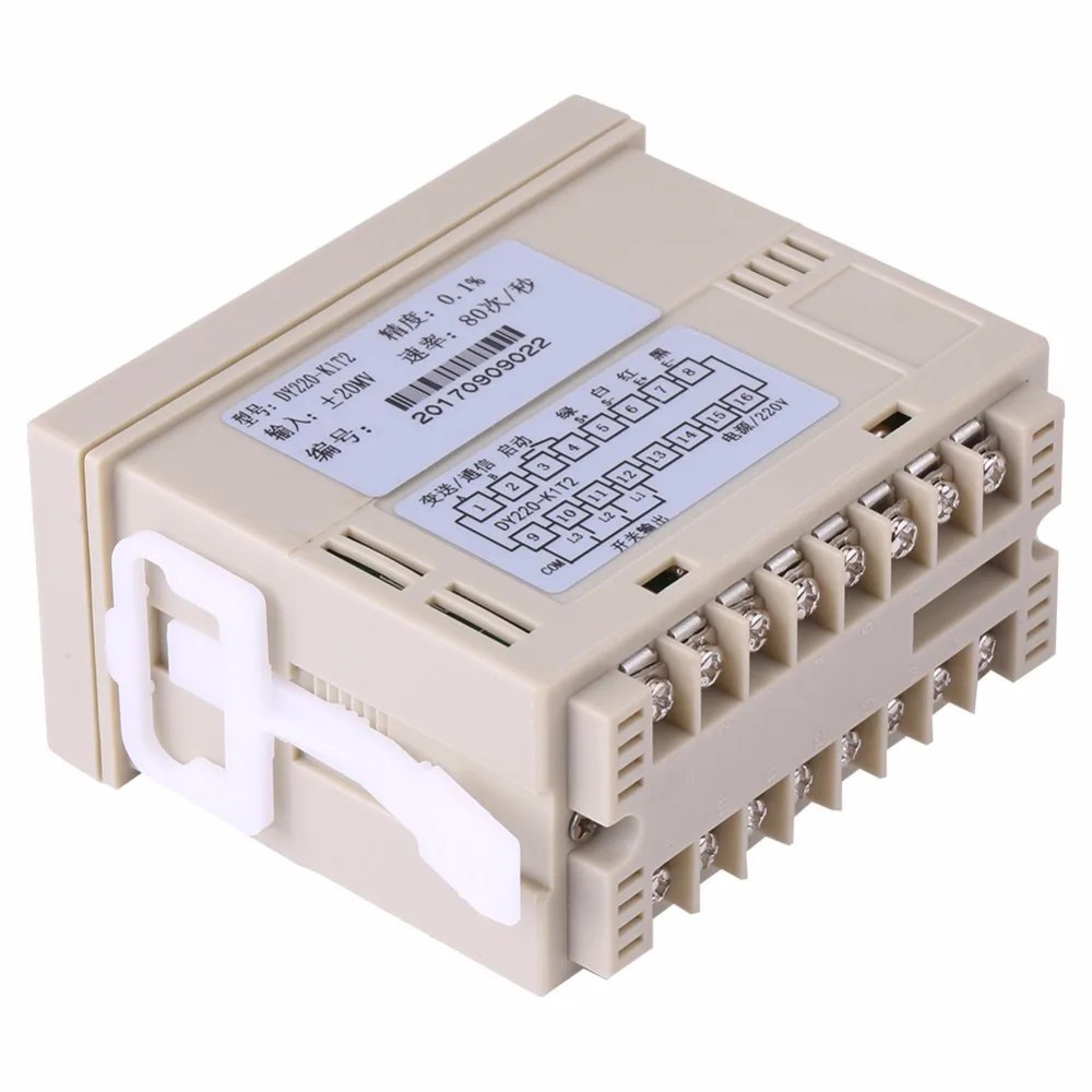 1 предмет индикатор ячейки загрузки Вес Сенсор 220V Высокая точность взвешивания контроллер Вес индикатор 6-значный цифровой светодиодный Дисплей 2-контактный разъем