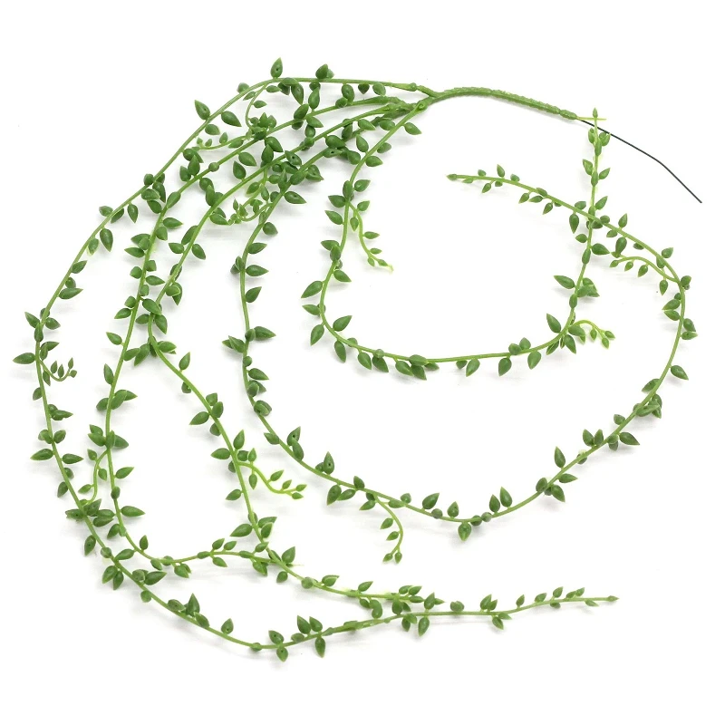 1 шт. 8oCm Искусственные цветы влюбленные слезы суккуленты жемчуг мясистые