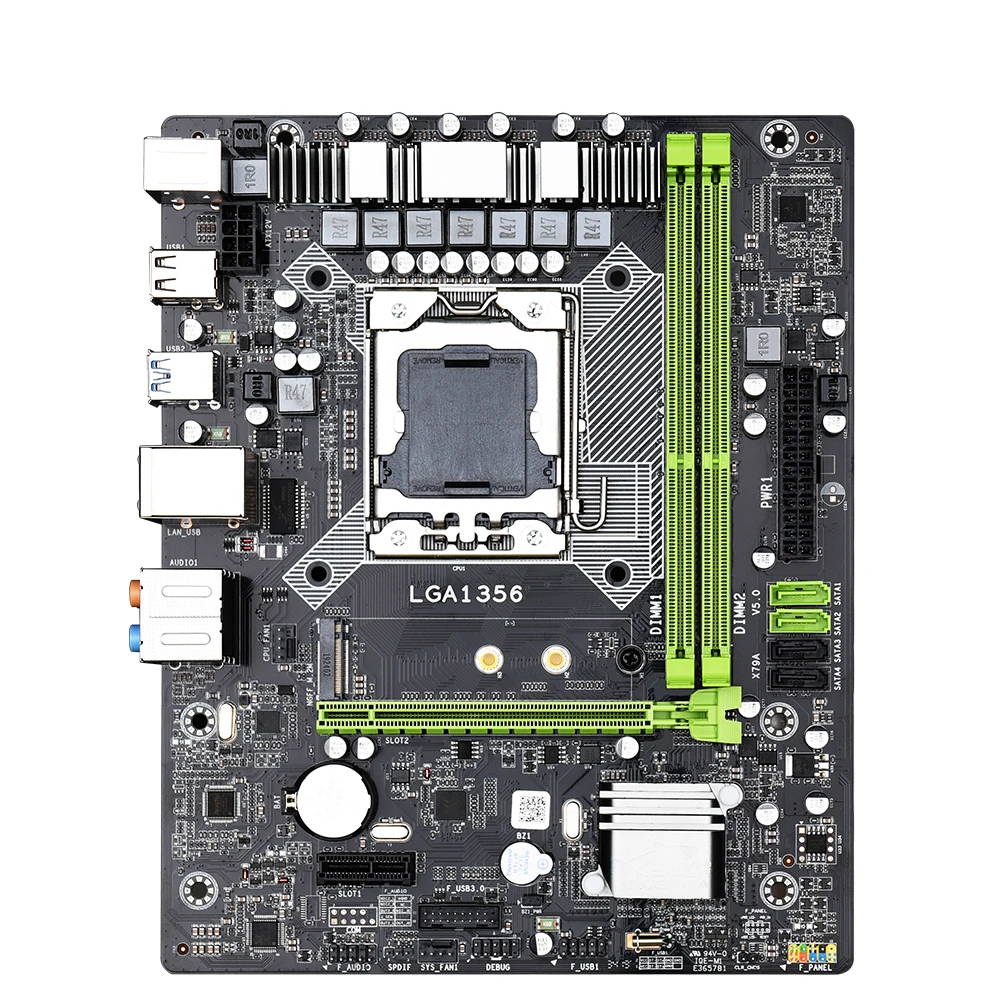 Материнская плата JINGSHA X79A LGA 1356 ЦП поддержка DDR3 память ECC REG|Материнские платы| |