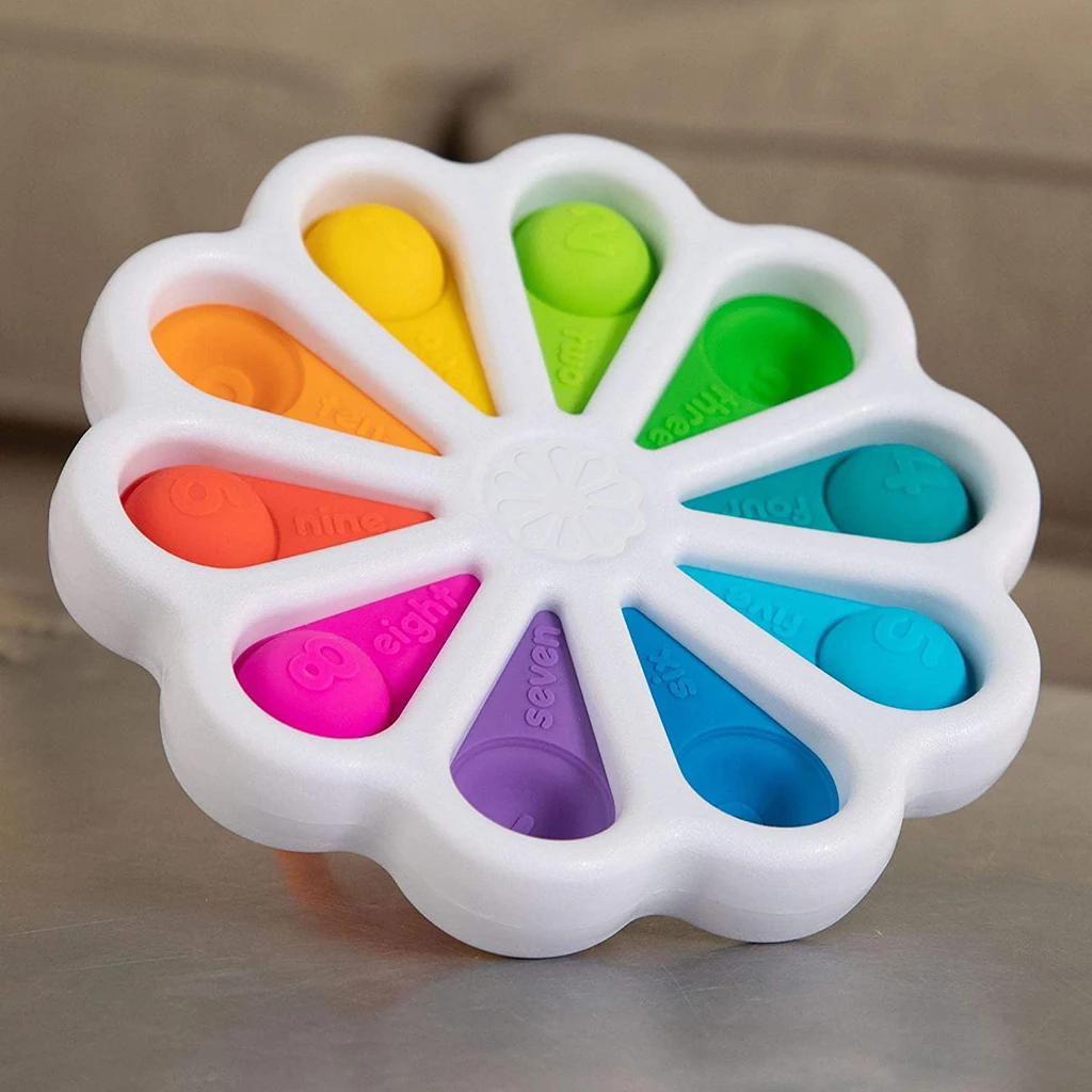 

Pop Fidget Reliver Stress Toys Rainbow Push Bubble Antistress Toys Adult Children Sensory To Relieve Autism Gift fidget toys