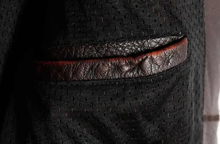 

Mens Real Punk Leather Jackets Vintage Motorcycle Real Genuine Cowhide Biker Coat Retro Winter Brand Overcoat Red Big Size 4XL