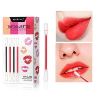 cigarette box cotton swab lip glaze disposable lipstick dye lip liquid cotton swab lip gloss lipstick tslm1