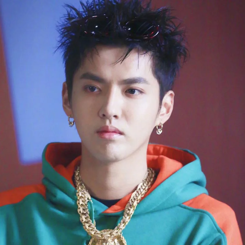 Kris с тем же абзацем серьги мужские хип-хоп ухо кольцо японский и корейский