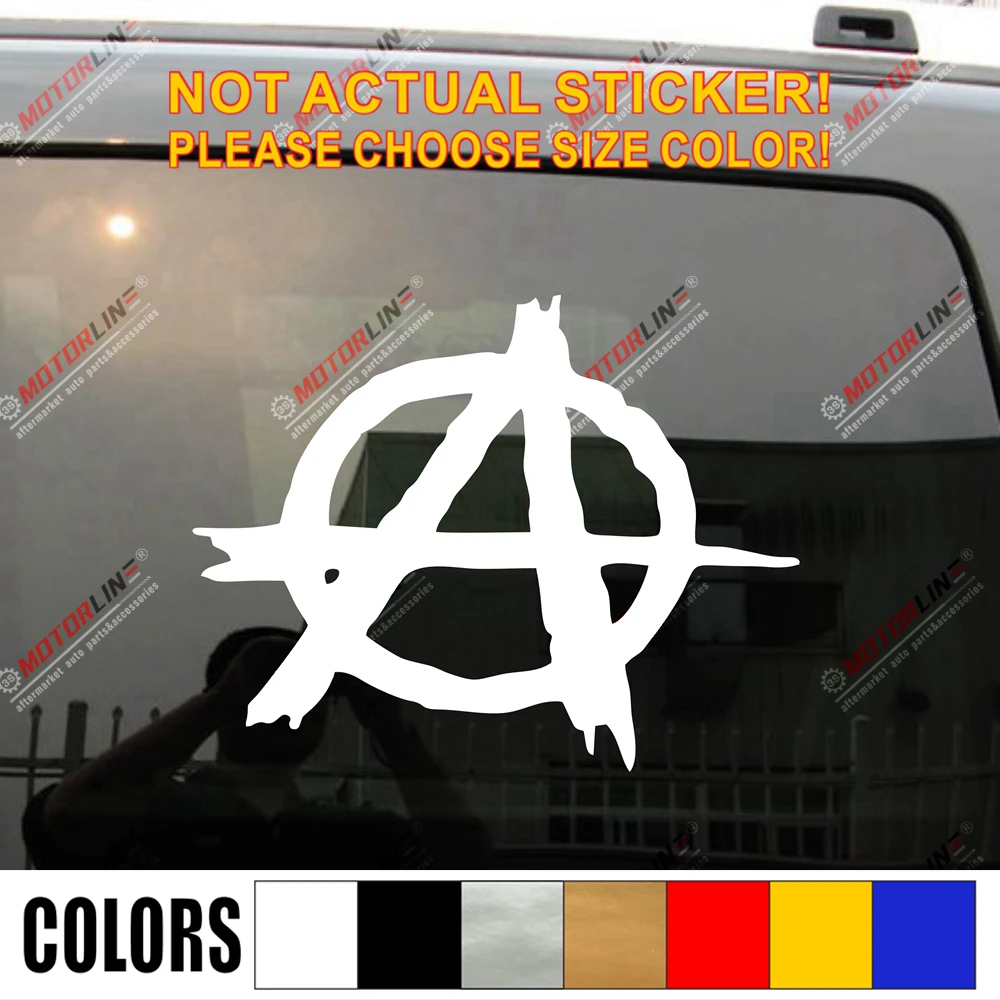Анархия Символ Анархизм автомобиль грузовик виниловые наклейки для окон
