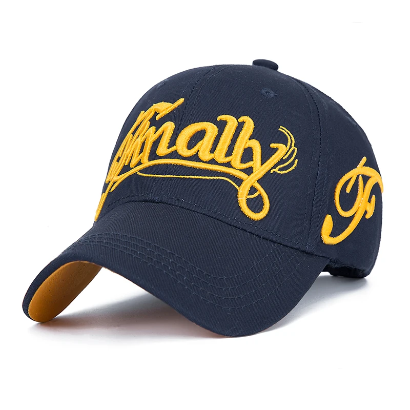 Летняя бейсболка с буквенным принтом для женщин и мужчин, регулируемая бейсболка, Спортивная Бейсболка унисекс - Цвет: navy