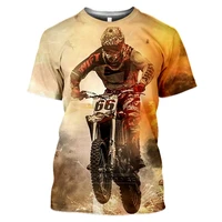 mens t shirt summer 3d print motorcycle motocross tshirt women tops tees fashion short sleeve sports car t shirts homme