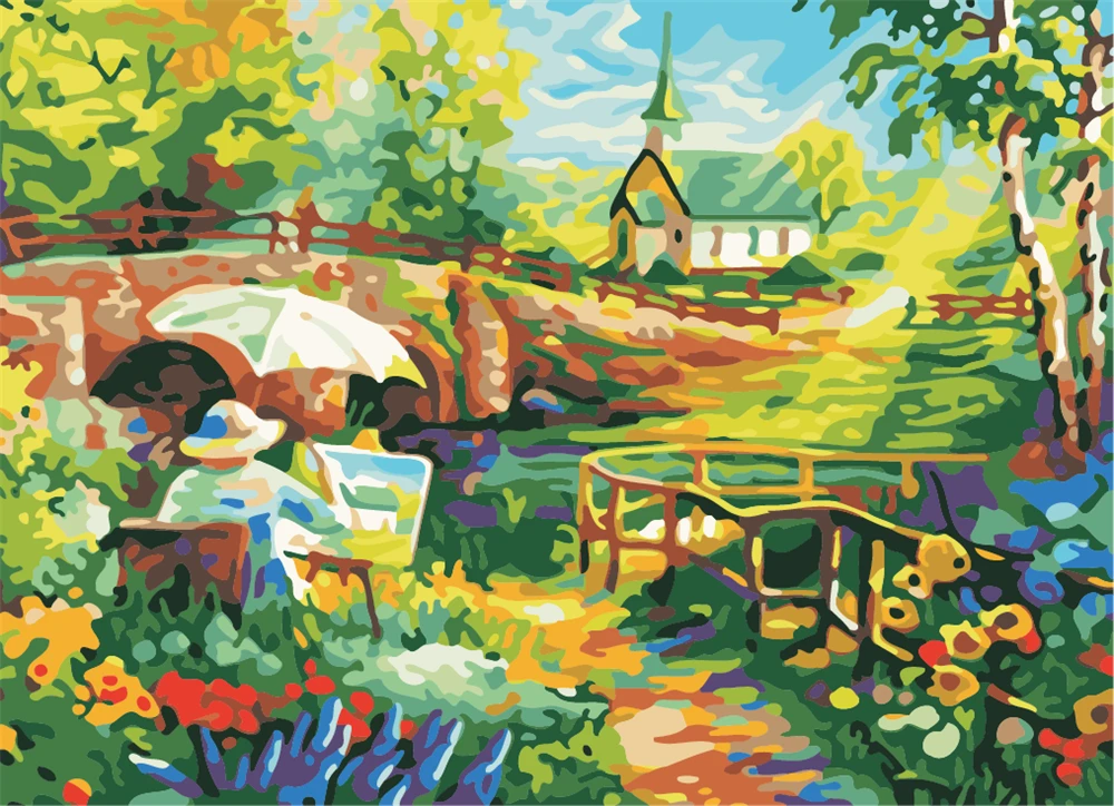 

Картина по номерам на холсте «животные», 40x50 см, без рамки