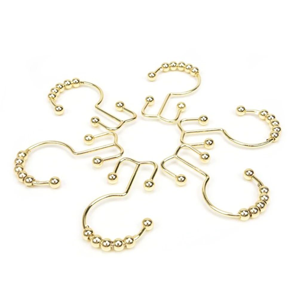 12 шт Крючки набор премиум класса из занавеска для ванной комнаты и вкладыш