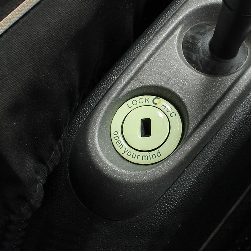 Автомобильный ключ старт кольцо украшение Замочная скважина 3D стикер интерьера