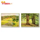 Наборы для вышивки крестиком, наборы для вышивки 11CT водорастворимые рисунки на холсте 14C, полный ландшафт, летняя красота-NCMS156