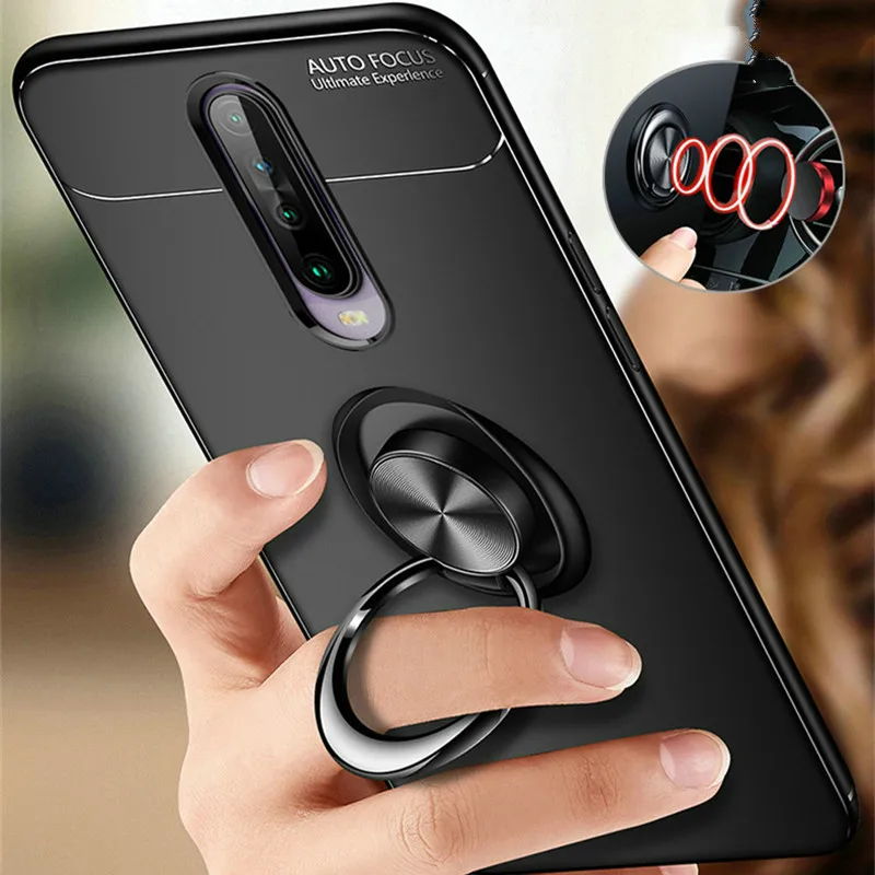 Мягкий Силиконовый противоударный чехол для POCOPHONE POCO X2 телефона металлический
