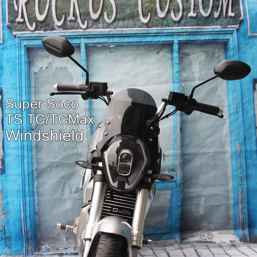Лобовое стекло Cafe Racer для Super Soco TS TC MAX подходит 7-дюймовых фар электрического
