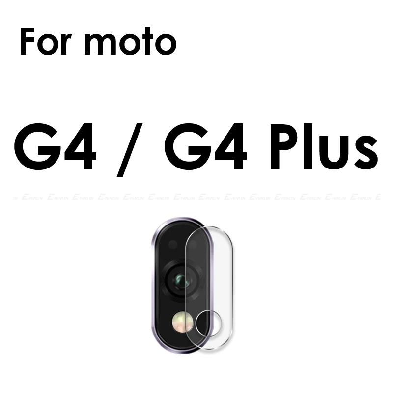 For Moto G4 Задняя крышка объектива камеры из закаленного стекла для Motorola Moto G7 G6 G5S G5 G4 Plus power Z2 Z Force Play Защитная пленка для экрана - Цвет: For Moto G4