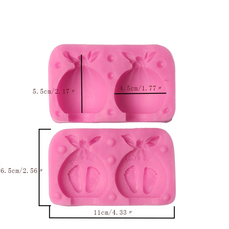 Силиконовая мини форма для украшения шоколадных тортов сделай