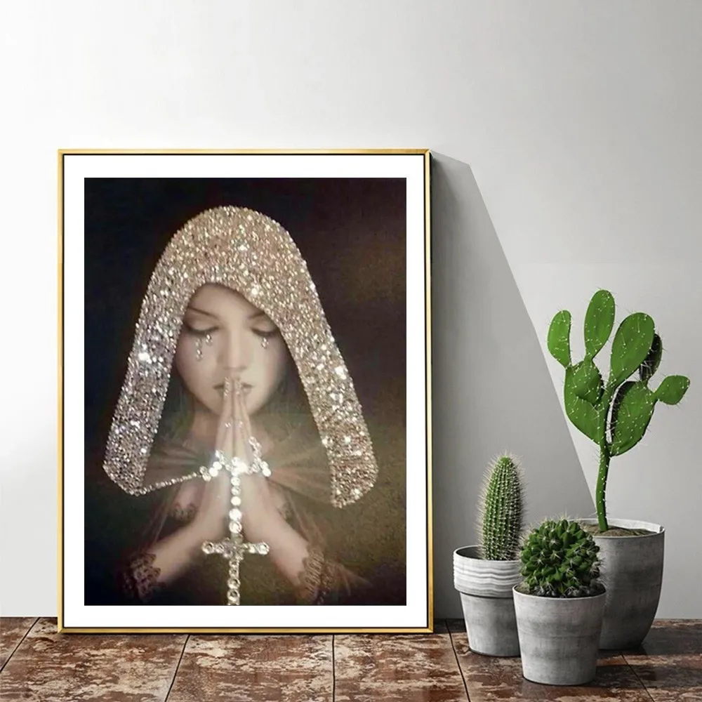 Иконы алмаз для алмазной вышивки живопись новый полный квадратный девушки