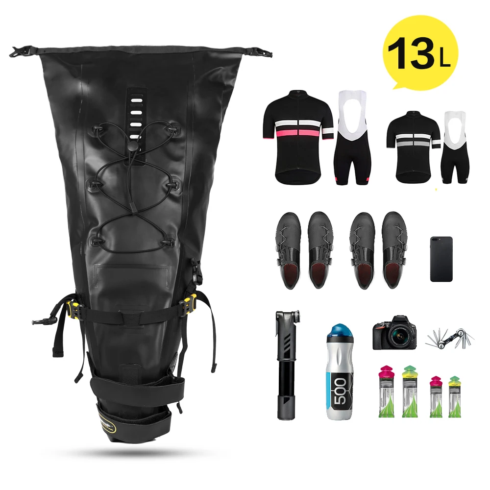 

Bicycle Seat Pack Bag Bike Cycling Wedge Pack Waterproof Cycling Pannier Saddle Bag for Mountain Road Bike