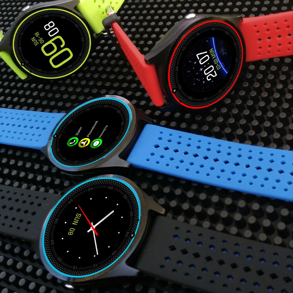 696 Bluetooth Смарт часы V9 спортивные часы шагомер с камерой SIM TF Smartwatch для Android смартфонов Россия PK DZ09 GT08 A1