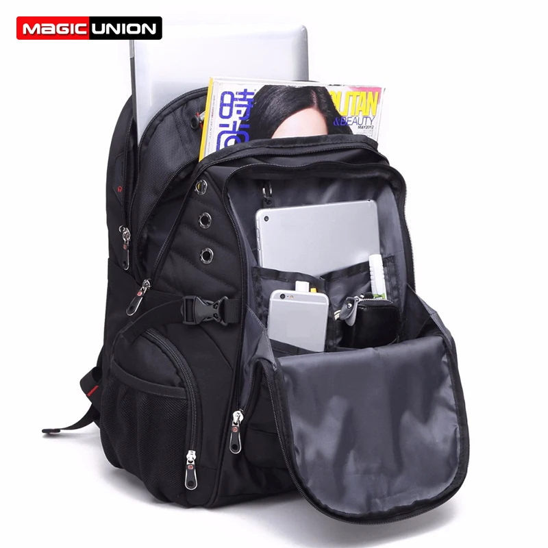 Рюкзак MAGIC UNION мужской вместительный водонепроницаемый с USB разъемом 15/17