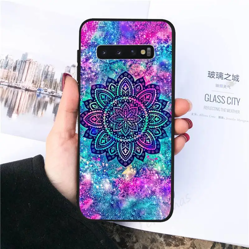 

Mandala flower Phone Case For Samsung galaxy S 8 9 10 20 21 30 A 30 50 51 70 note 10 plus Ultra 5g