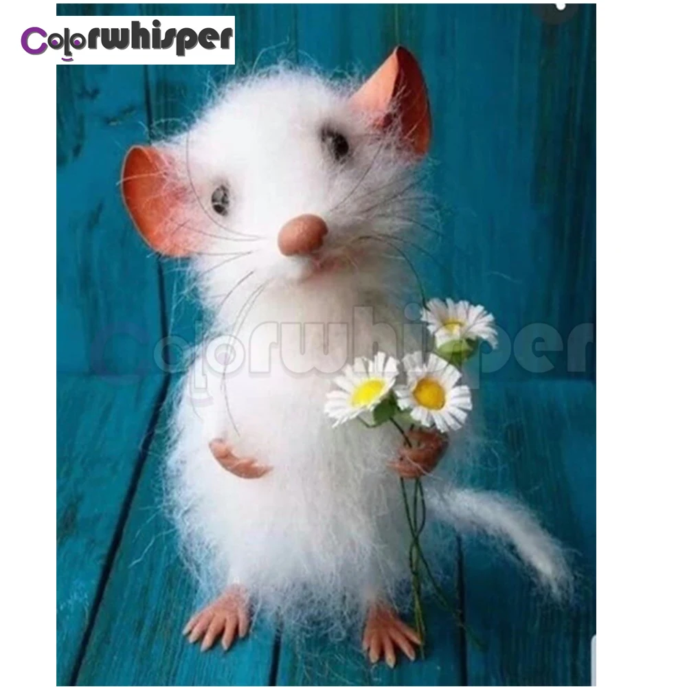 Алмазная картина полностью квадратная/круглая дрель мышь 5D Daimond вышивка Крест