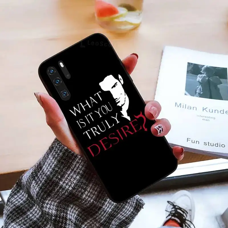 

TV Degenerate angel Lucifer white Phone Case For Huawei honor Mate P 9 10 20 30 40 Pro 10i 7 8 a x Lite nova 5t