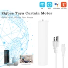 Смарт-двигатель для штор Tuya, Wi-Fi, бесшумный, с голосовым управлением