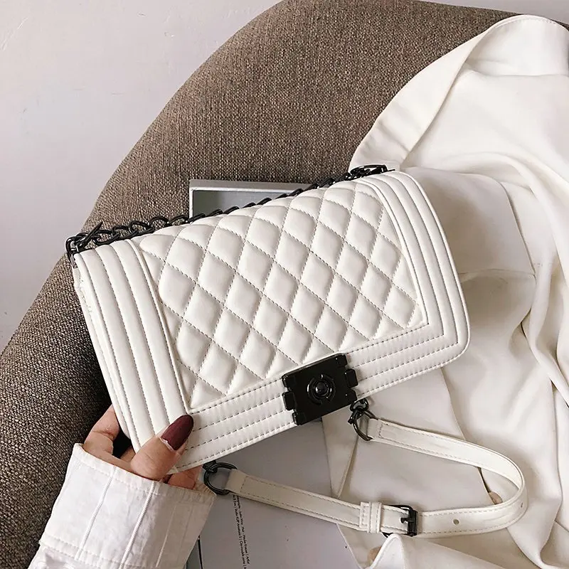 

Women bag portable small square bag 2021 new fashion fashion designer brand designer bracelet PU ladies shoulder messenger bag