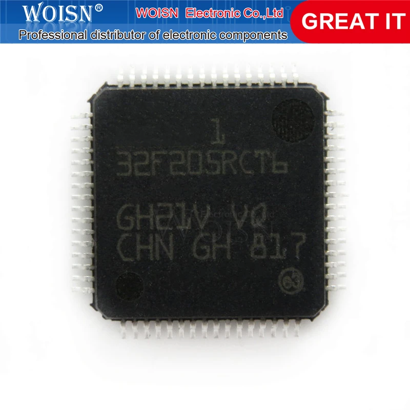 2 шт./лот STM32F205RCT6 STM32F205 STM32F QFP 64 в наличии|Интегральные схемы| |