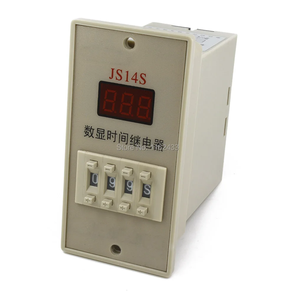 JS14S 3 AC/DC 12V 0 01 s 999h таймер с задержкой DPDT серия 12 В переменного тока/12 постоянного
