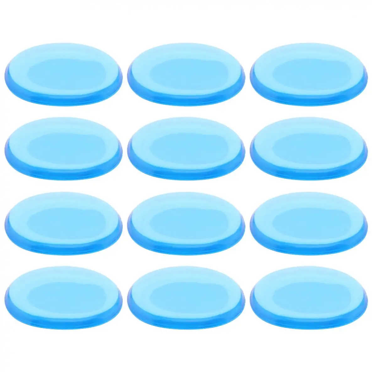 12 шт./компл. бесшумные подушечки для барабана прозрачный силиконовый глушитель