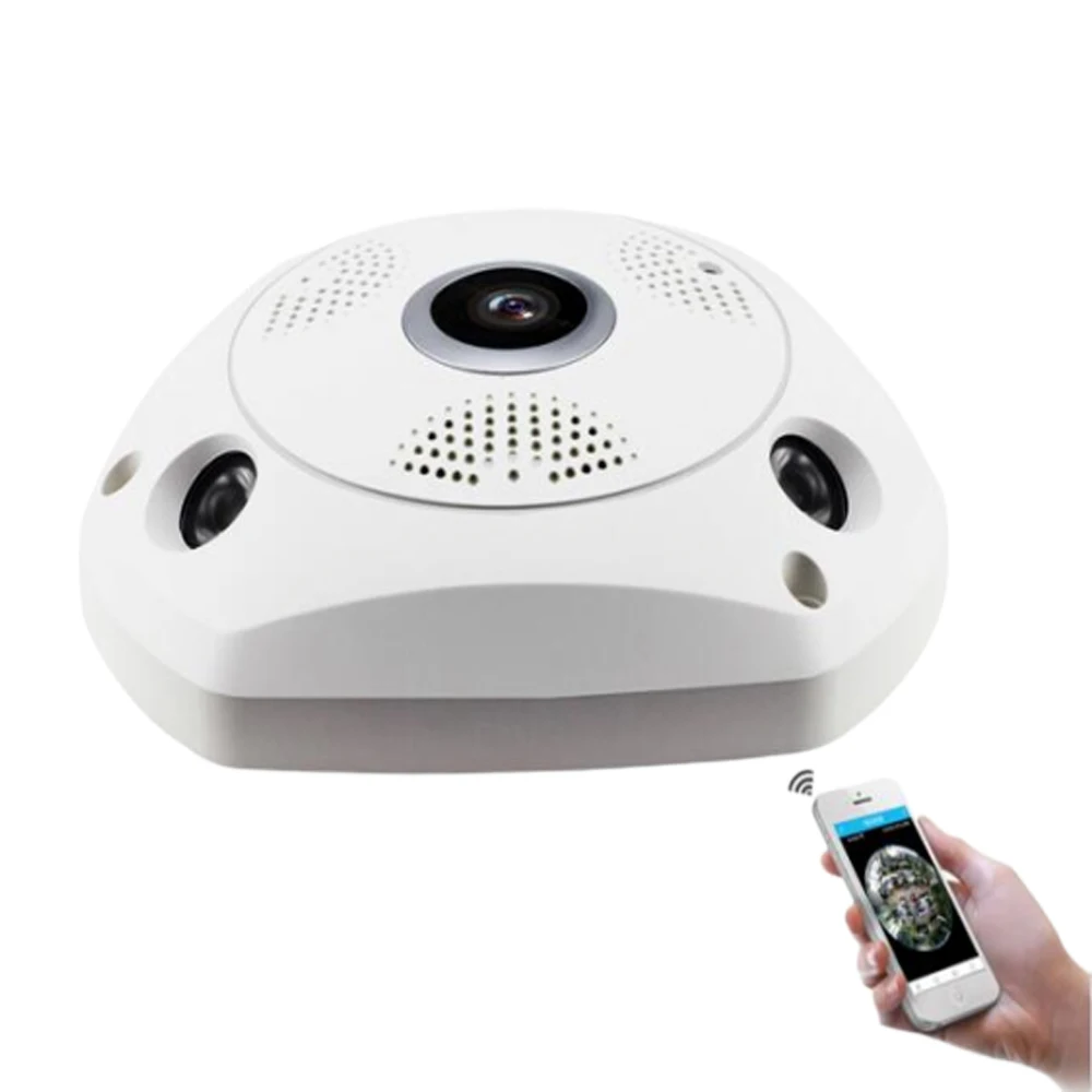 360 Degree Fisheye Panoramic WIFI Camera 1.3 Megapixel 960P Wireless VR IP camera P2P Indoor Cam Home Surveillance