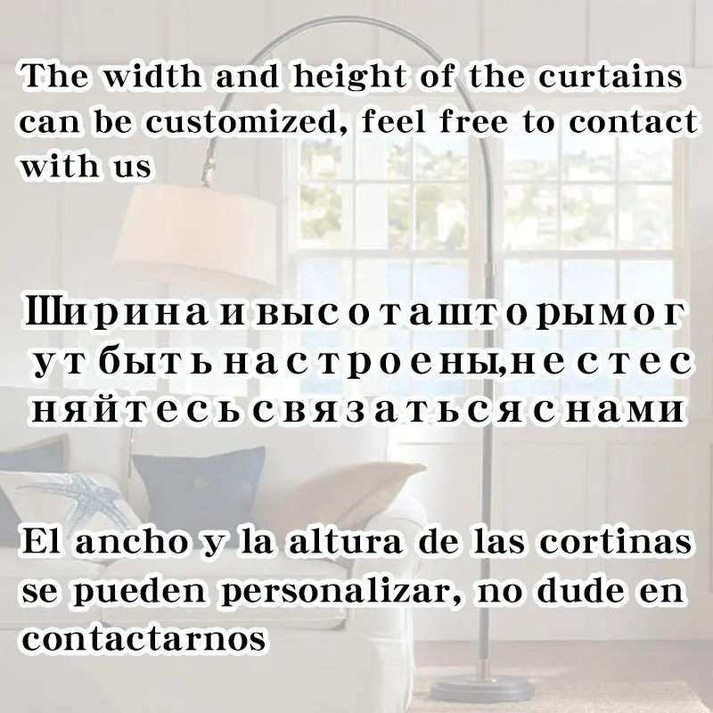 

CDIY European Floral Tulle Curtains for Bedroom Living Room Kitchen Sheer Voile Curtains Window Screening Drapes Blinds Custom