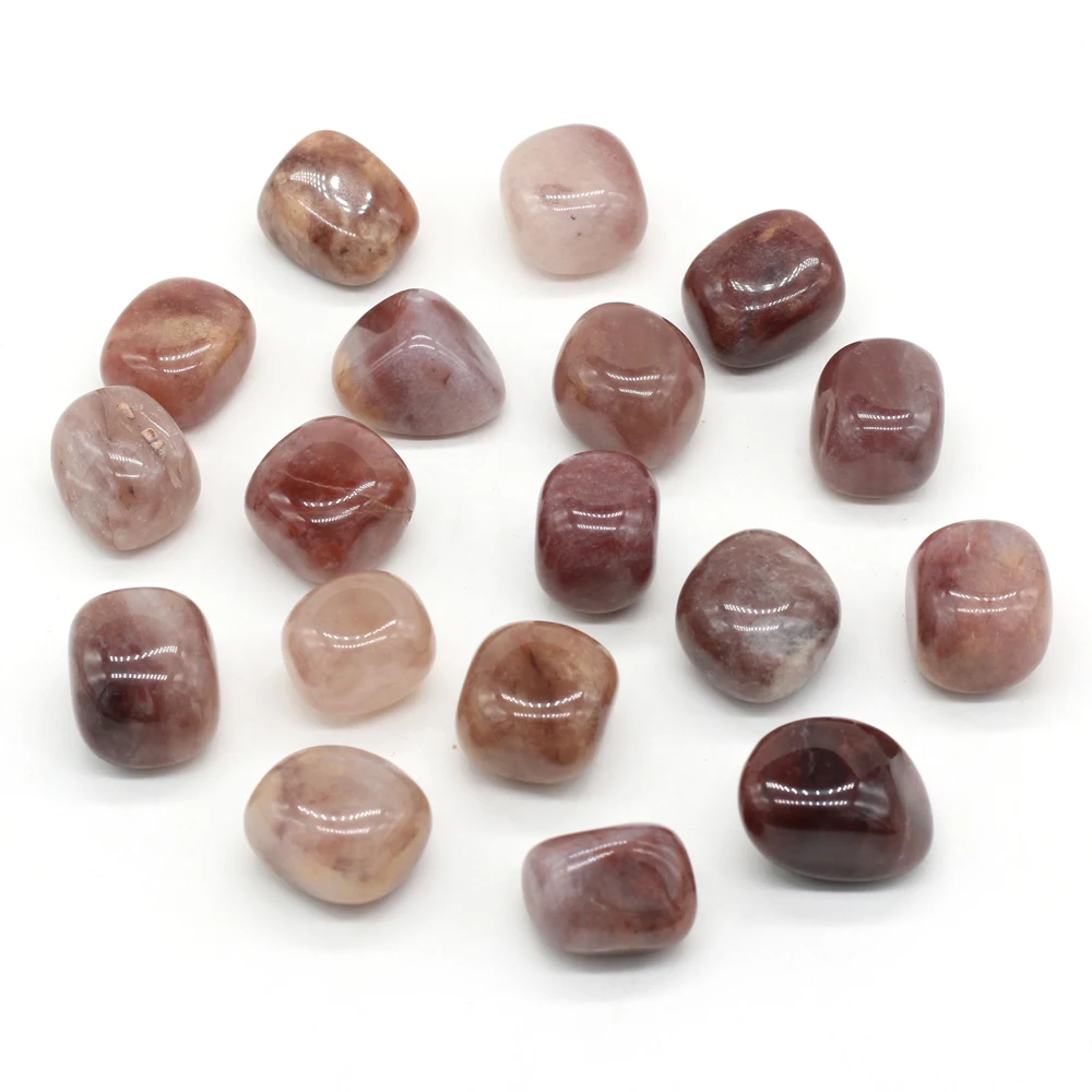 

20g Natural Sweet Strawberry Crystal Ornaments Bulk Tumbled Gem Healing Decoration Specimen Stones Minerals DIY Jewelry Gift 1PC