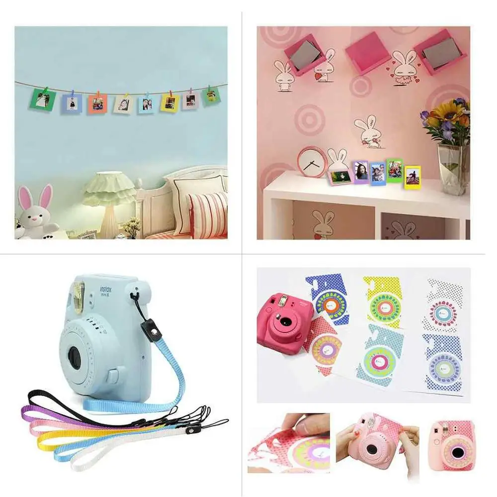 Набор чехлов для мини-камеры CAIUL Fujifilm Instax Mini 9 8 + футляр из искусственной кожи