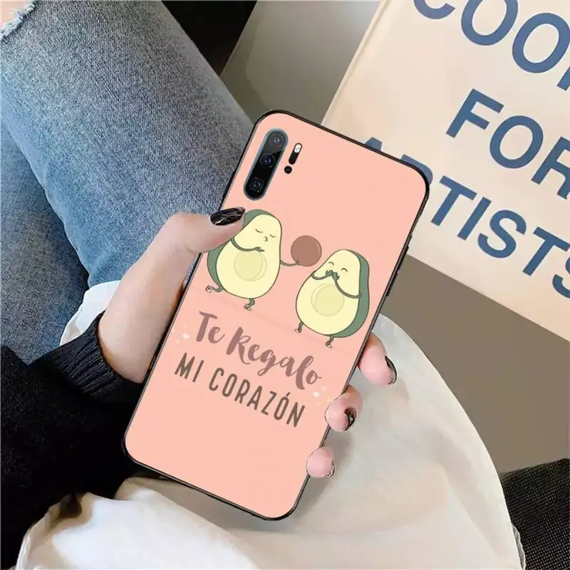 

avocado aesthetic cute fashion Phone Case For Huawei honor Mate P 9 10 20 30 40 Pro 10i 7 8 a x Lite nova 5t