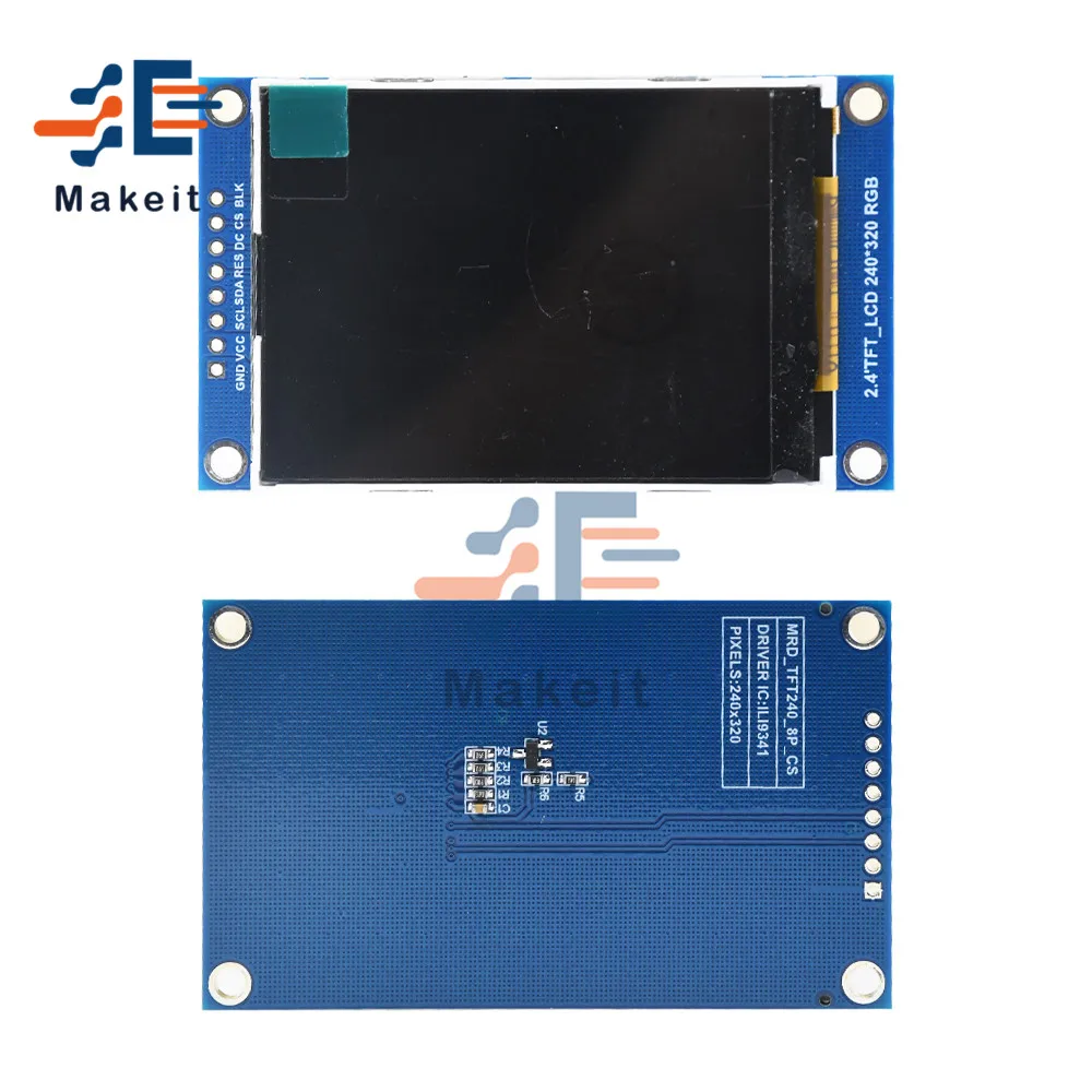 2 4 дюймовый полноцветный экран TFT ЖК дисплей без сенсорной панели 8 бит 240X320 ILI9341