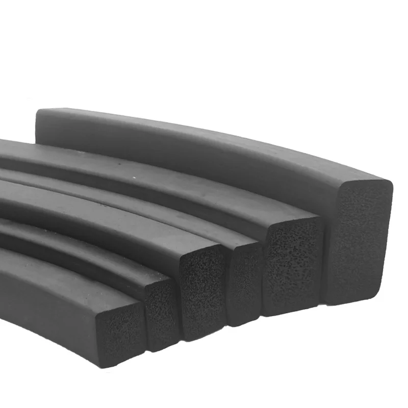 5 метров EPDM вспененная резиновая квадратная уплотнительная лента звукоизоляция